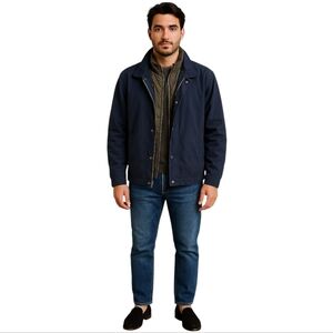 NEW Tommy Hilfiger 3-in-1 Jacket Men's L Navy & Olive Versatile